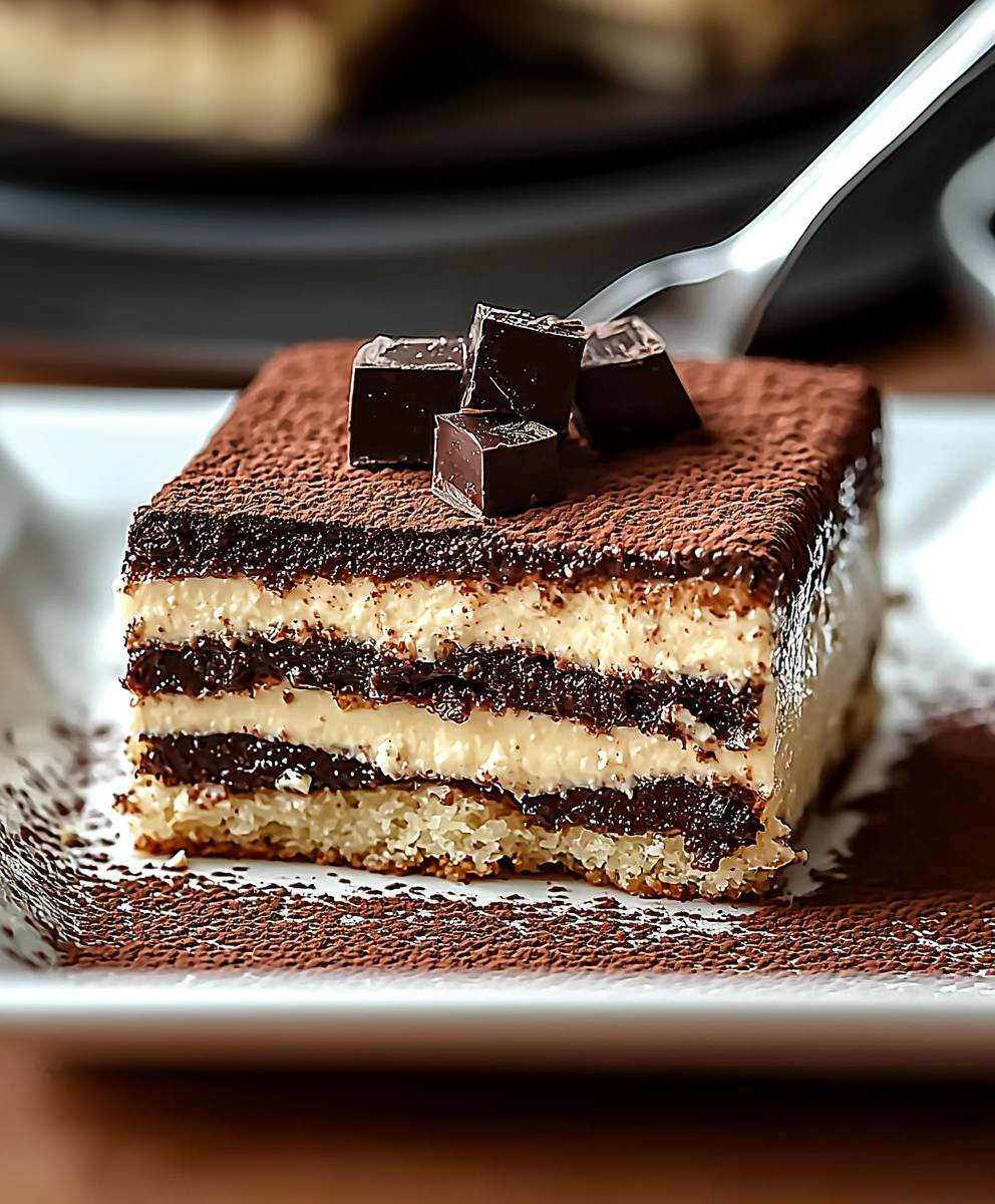 Tiramisu chocolat praliné noisettes