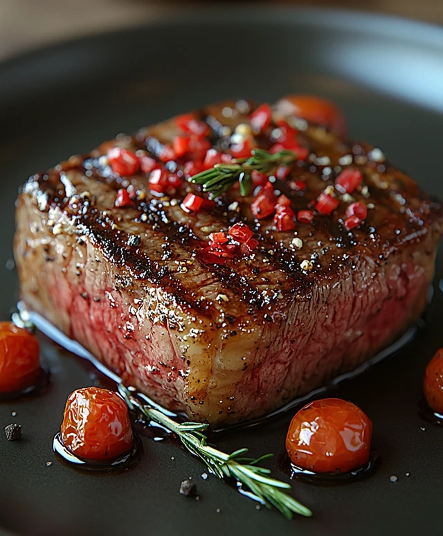 Steak grillé parfait