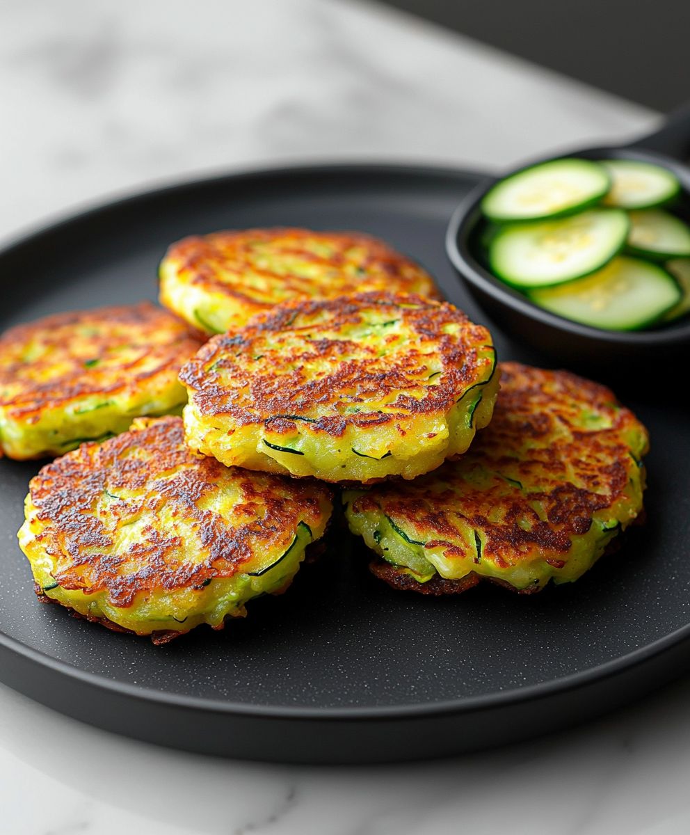 Galettes courgettes air fryer Ninja