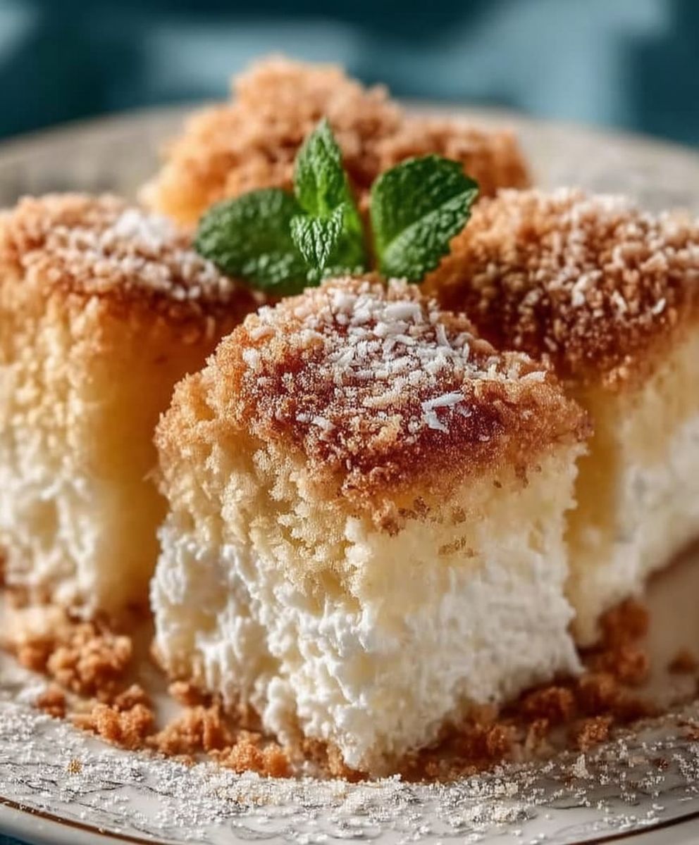 Gateau babeurre noix de coco