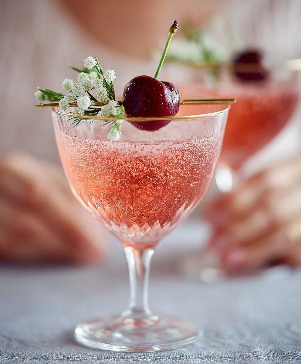 Cocktails jasmin cerise