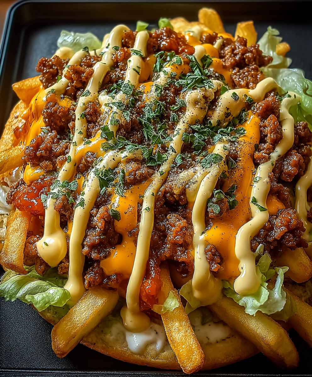 Frites Big Mac chargées