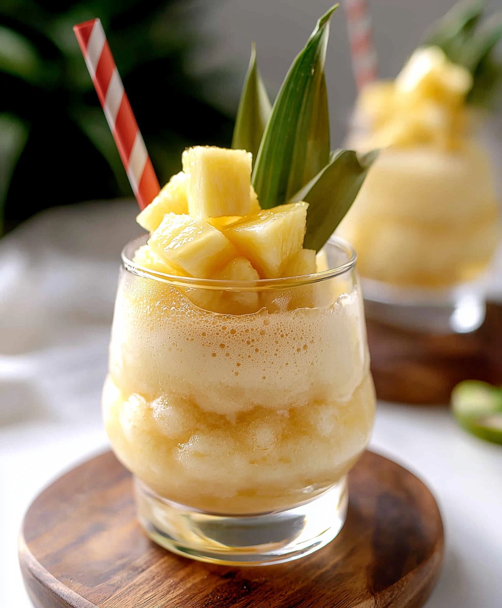 Granité ananas facile