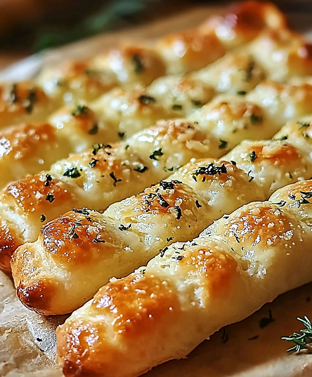 Gressins ail parmesan