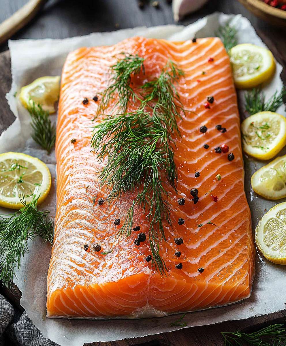 Saumon gravlax