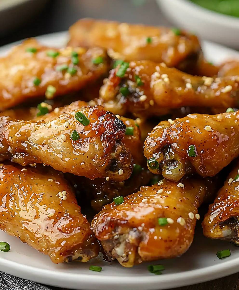 Ailes de poulet miel ail