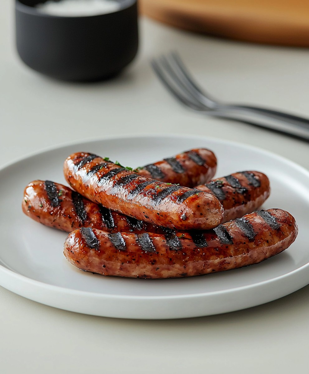 Saucisses air fryer Ninja