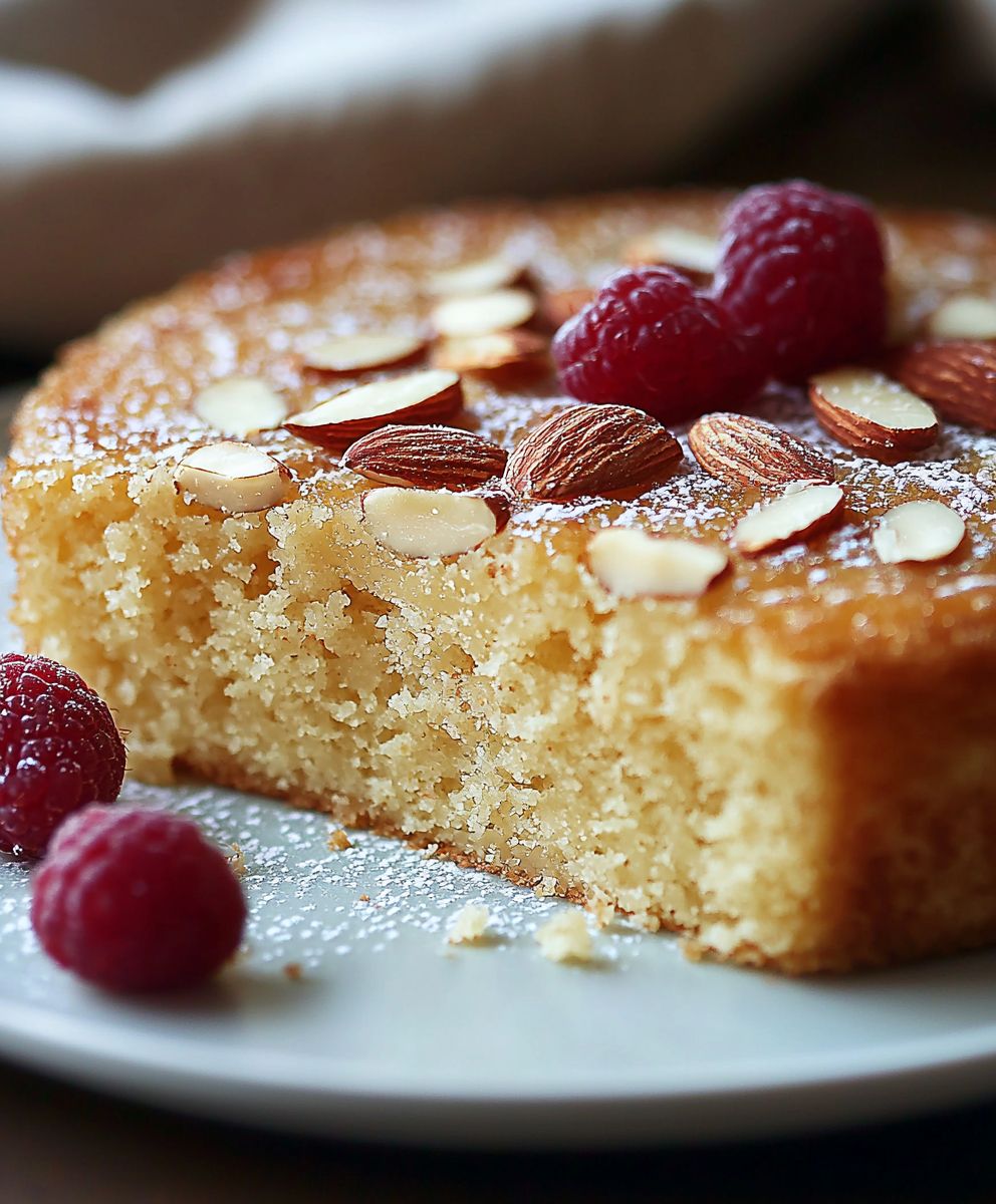 Gateau fondant amandes sans gluten