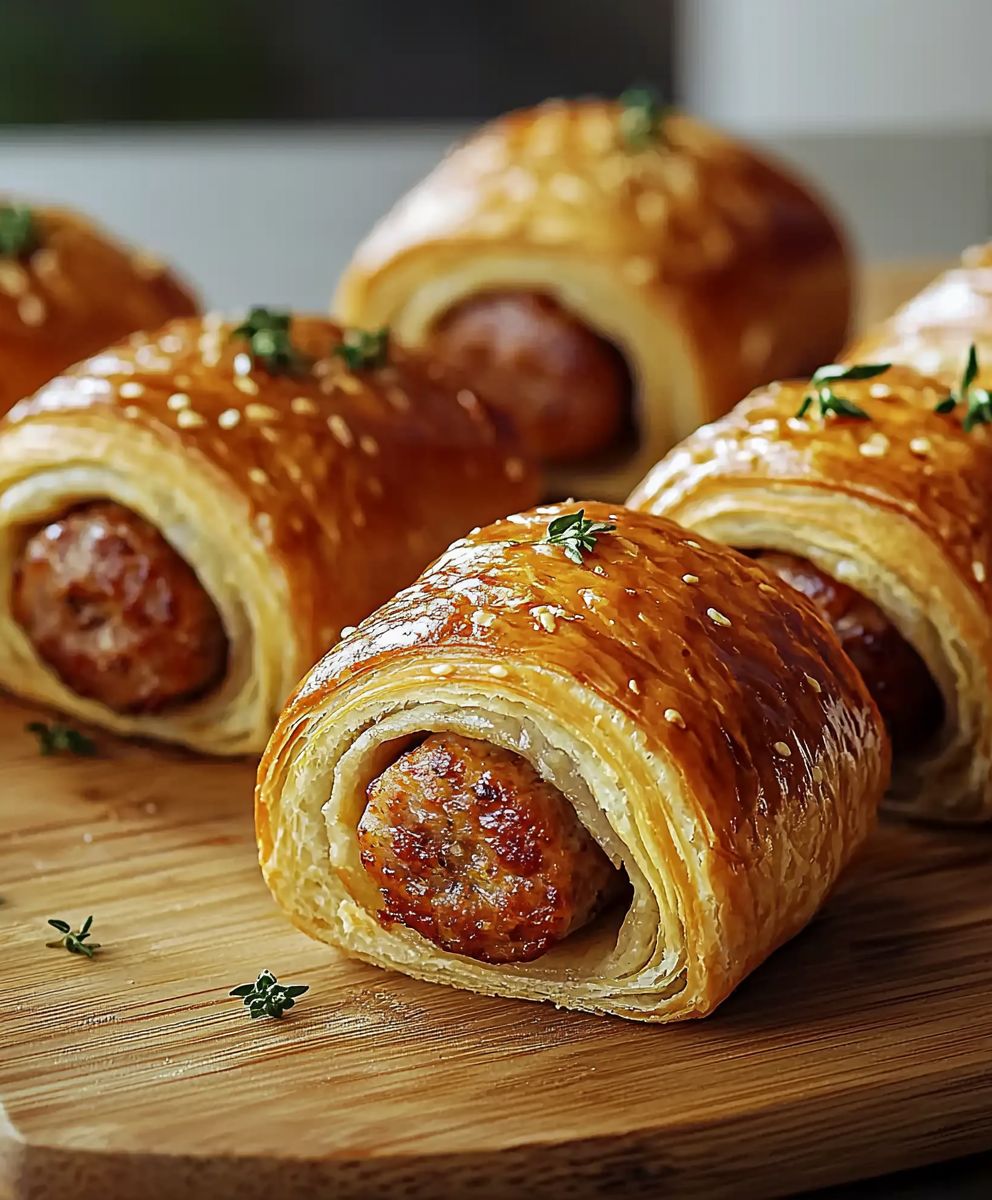 Rouleaux de saucisse maison