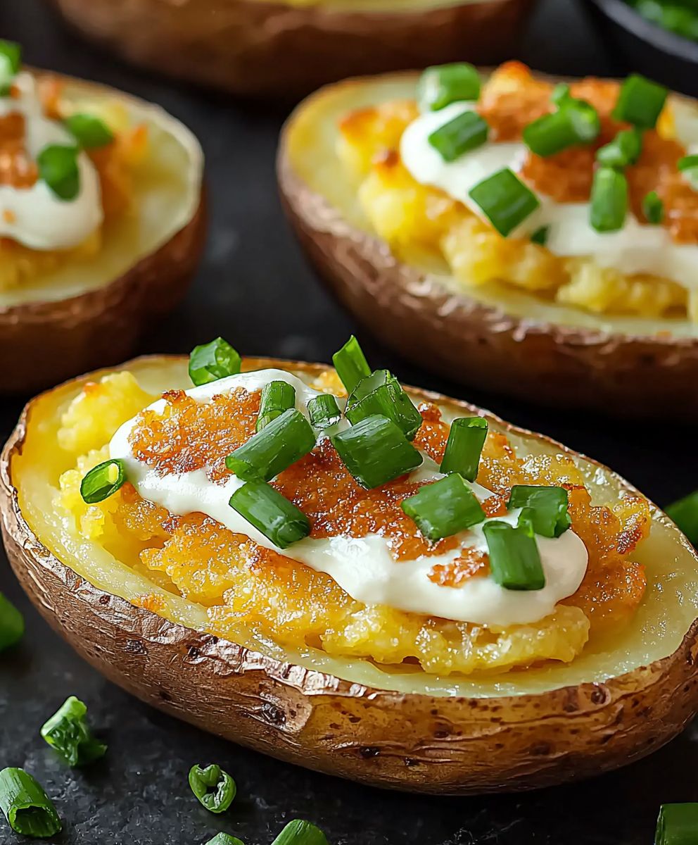Peaux de pommes de terre croustillantes