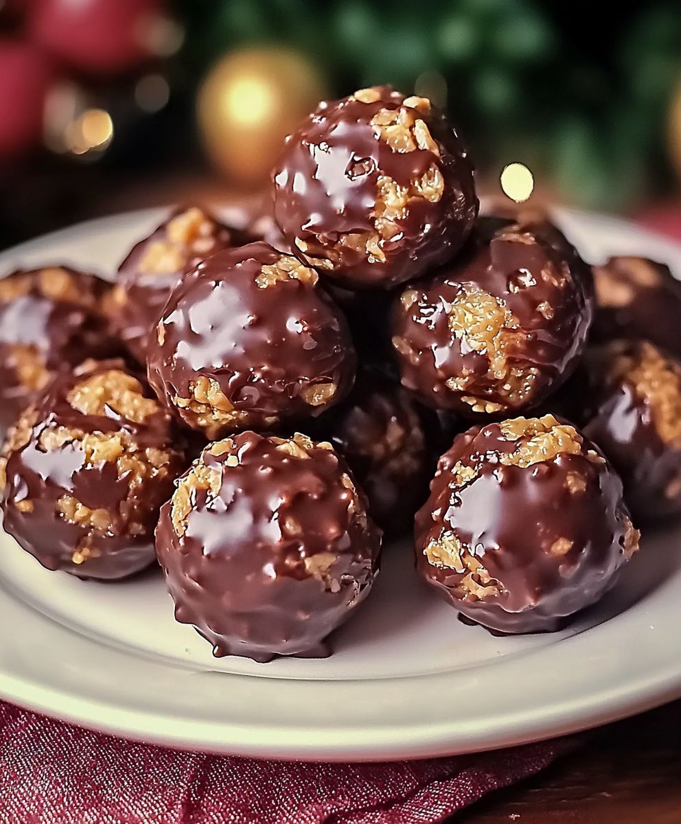 Boules au beurre de cacahuètes