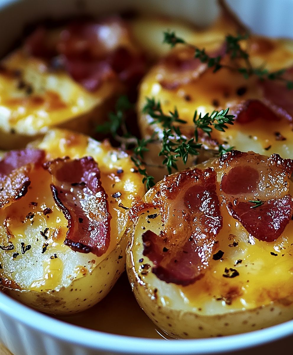 Pommes de terre fromage bacon
