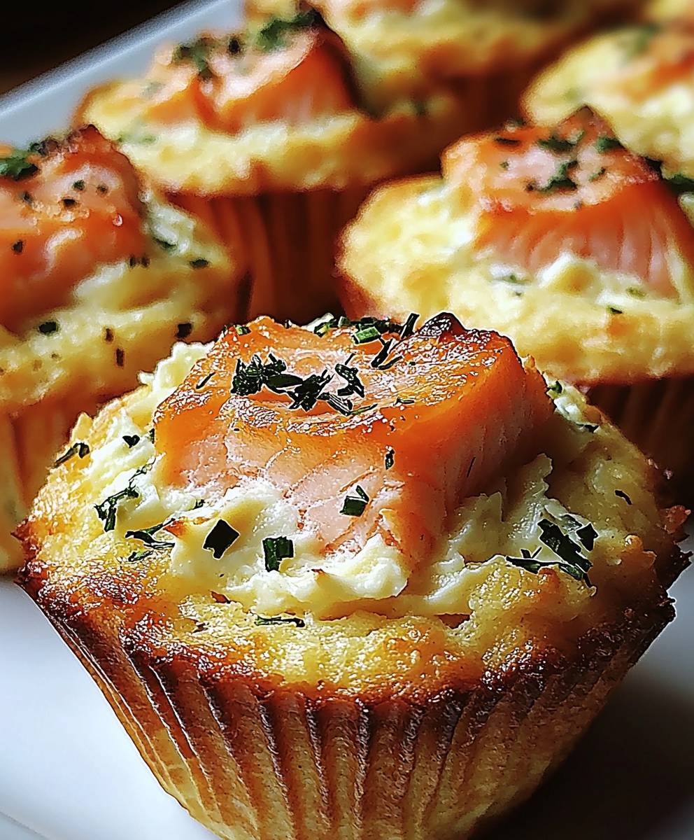 Muffins salés saumon fromage frais