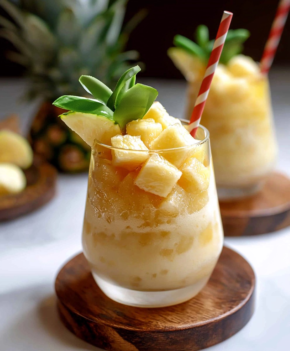 Granité ananas facile