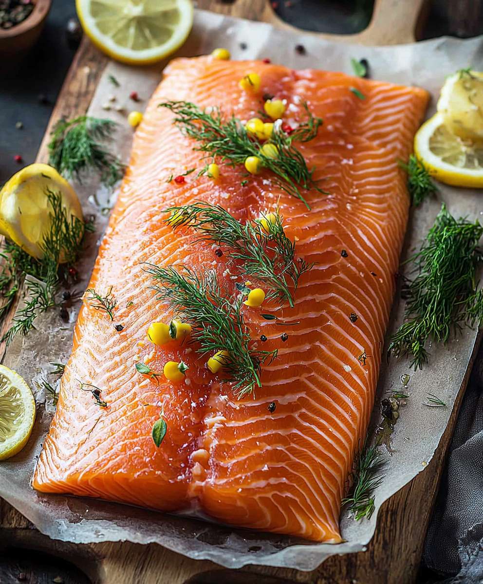 Saumon gravlax