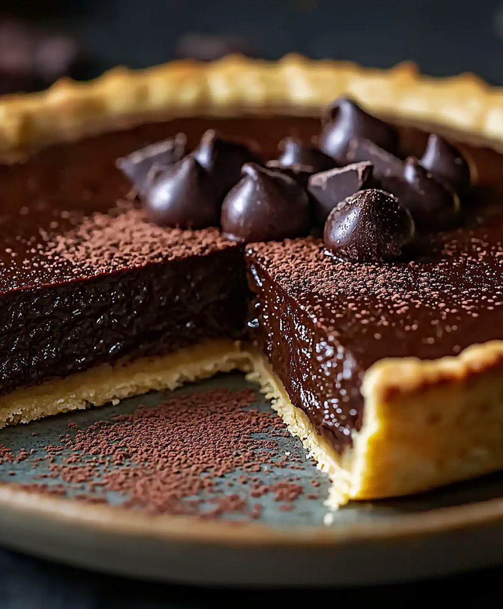 Tarte chocolat noir