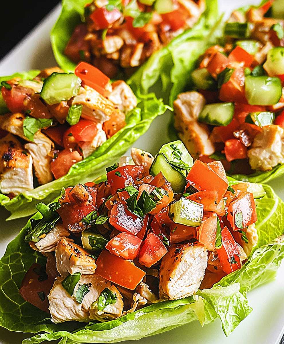 Wraps laitue poulet club