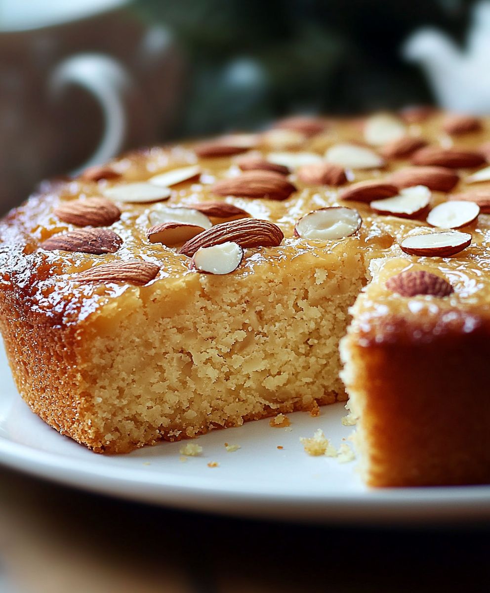 Gateau fondant amandes sans gluten