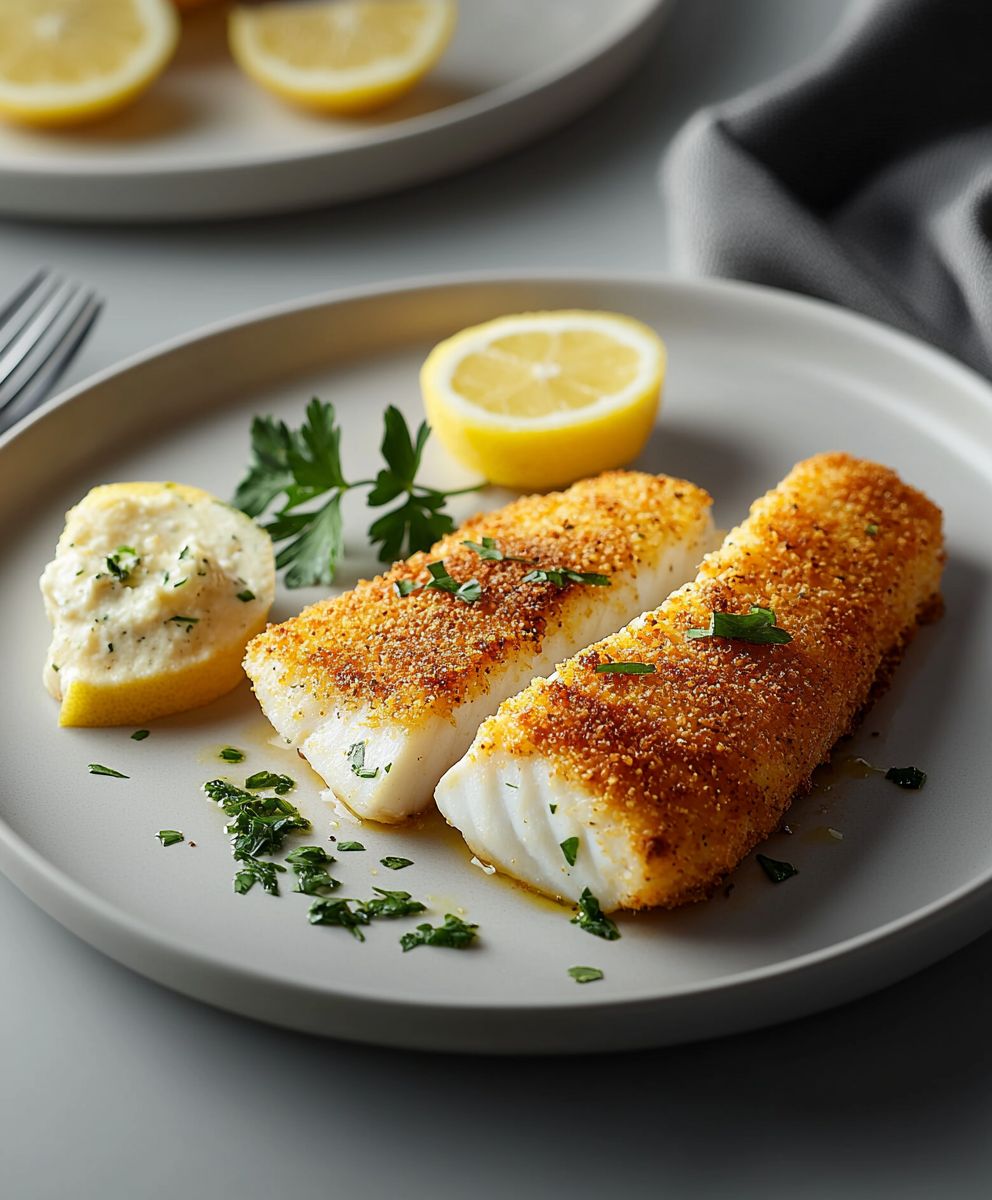 Poisson pané air fryer Ninja