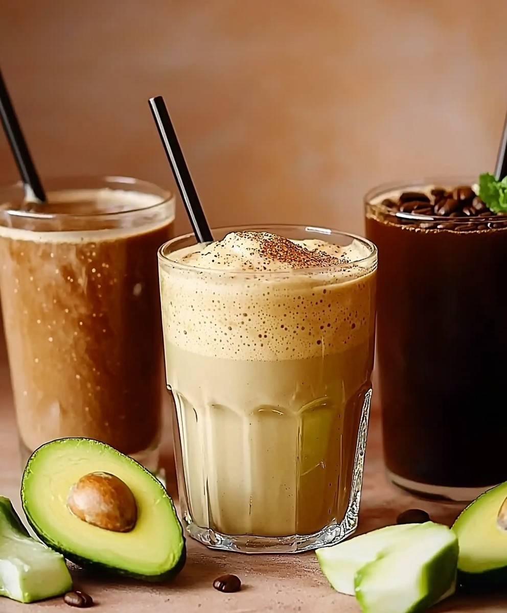 Milkshake café avocat