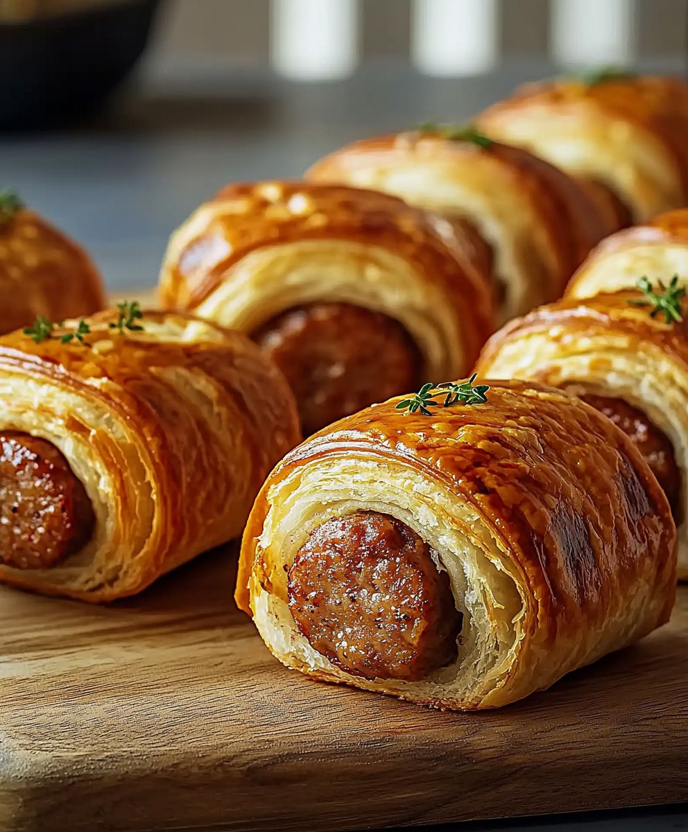 Rouleaux de saucisse maison