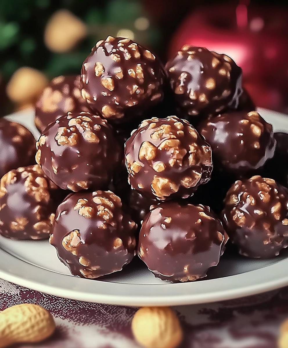 Boules au beurre de cacahuètes