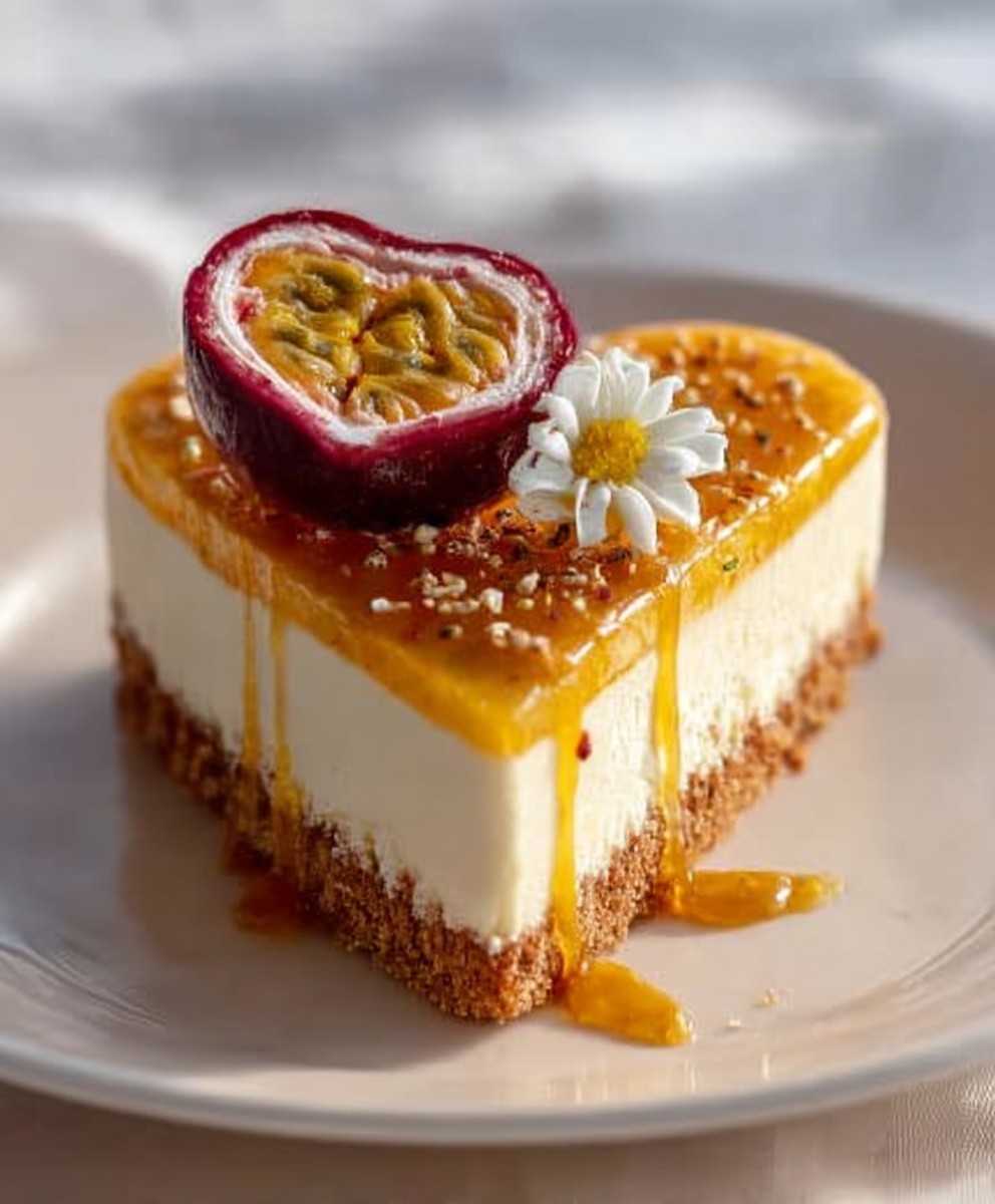 Gâteau mousseux fruits de la passion