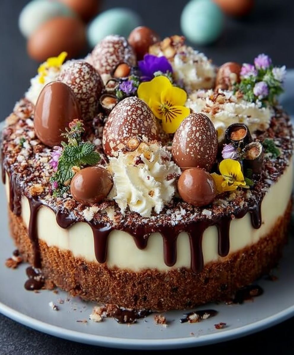 Cheesecake oeufs de Pâques
