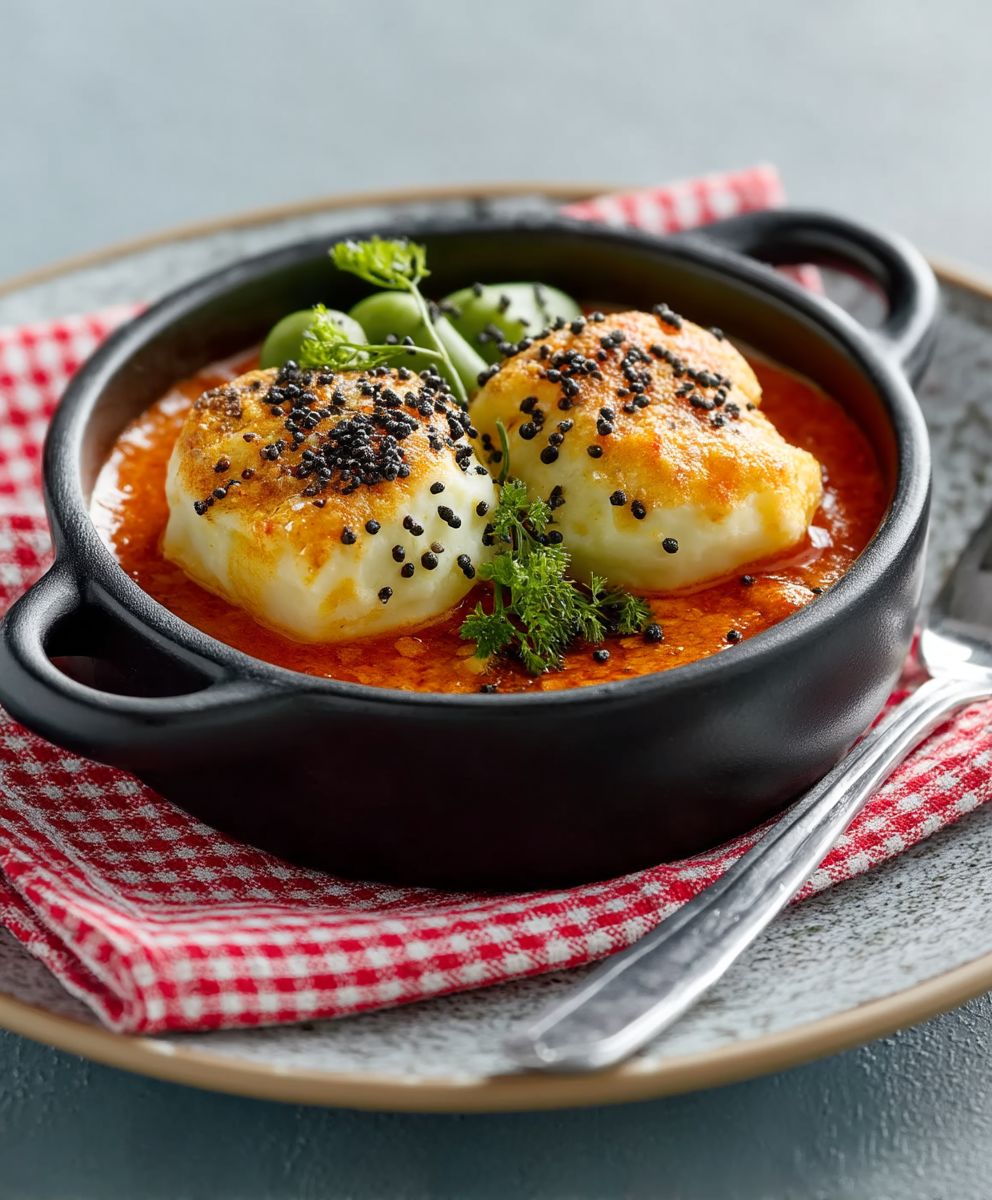 Quenelles de poisson sauce aurore