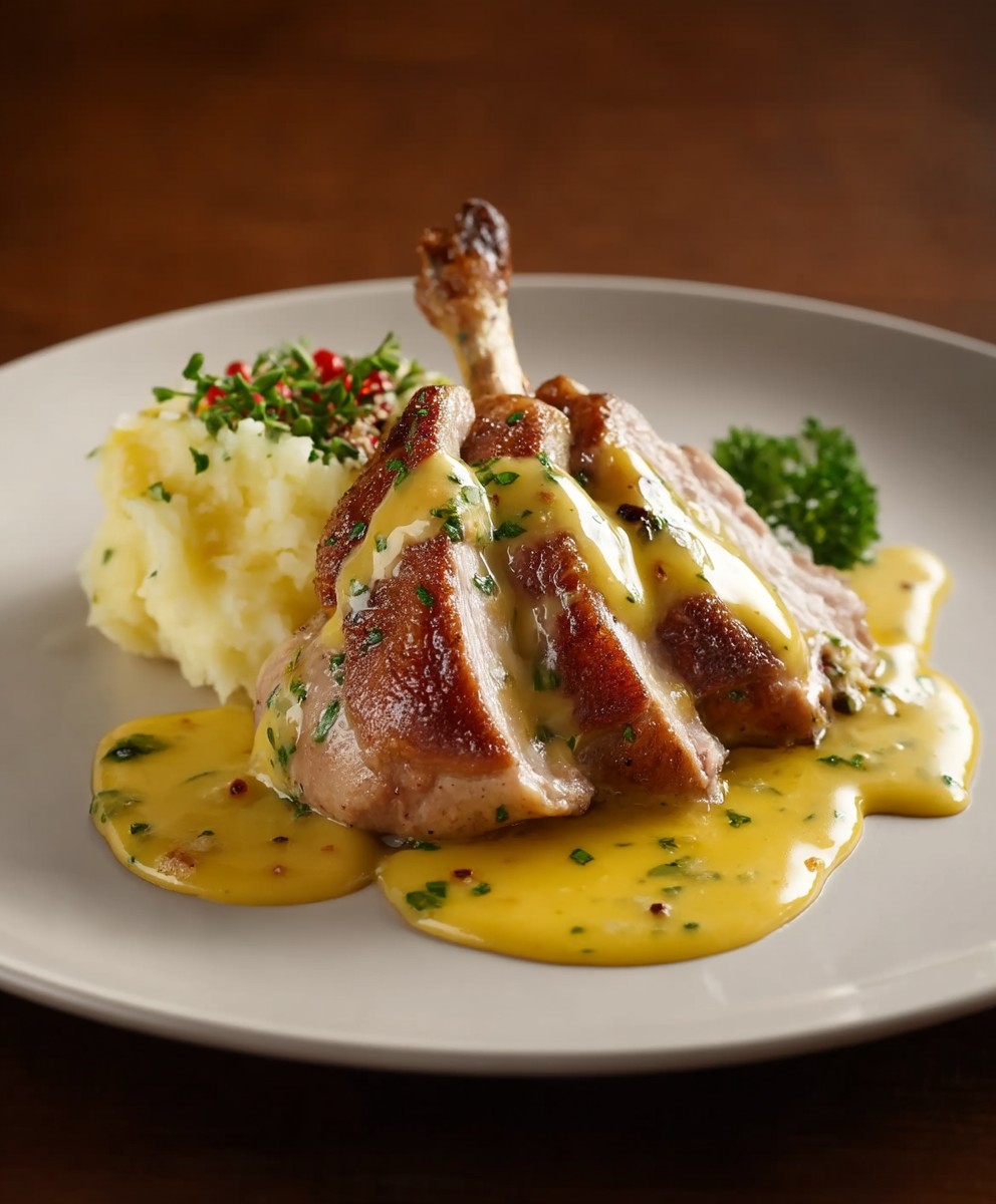 Lapin à la moutarde