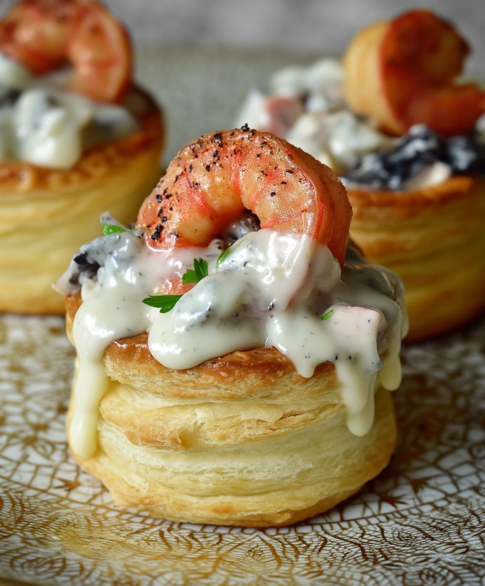 Vol au vent fruits de mer