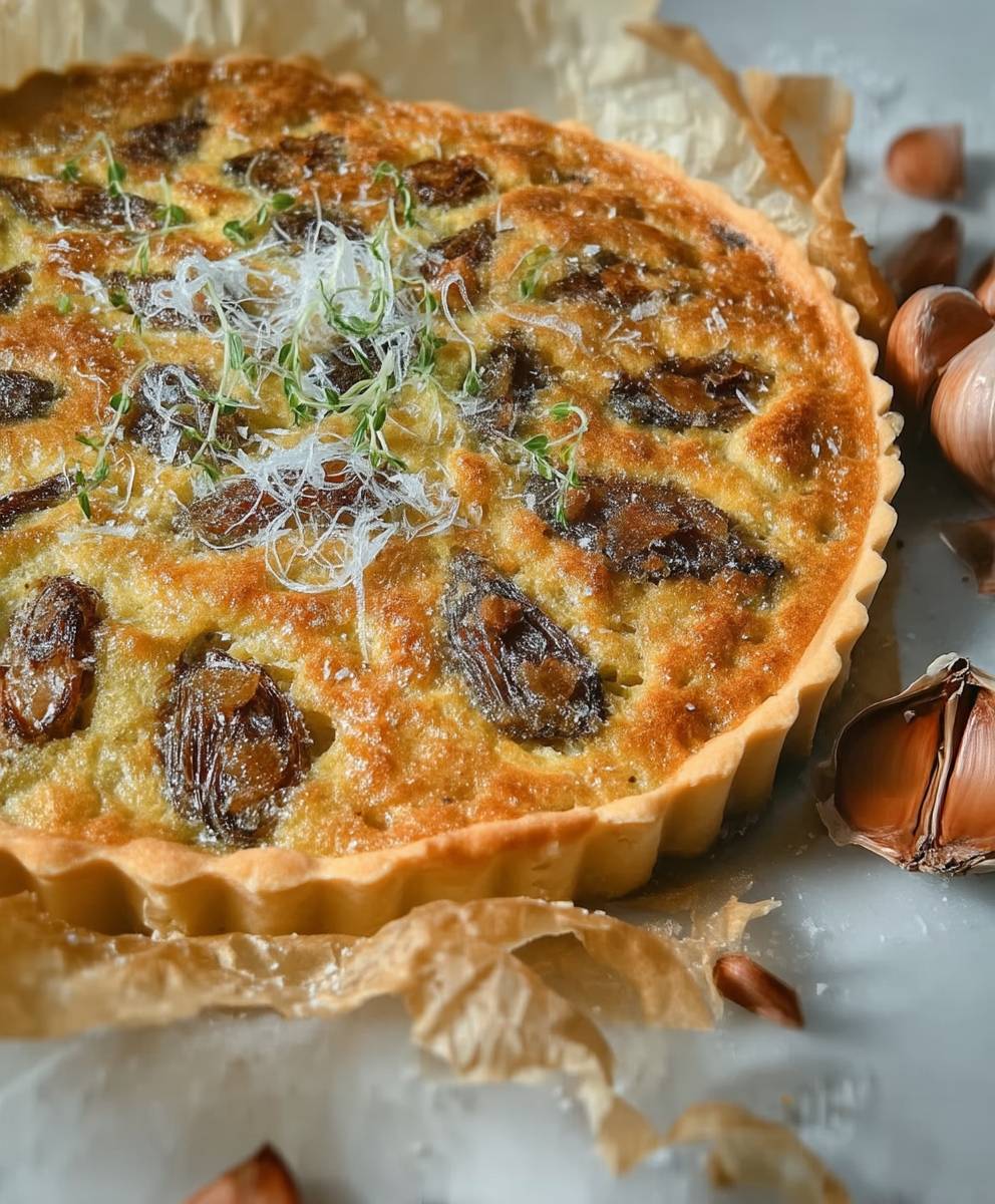 Tarte ail caramélisé Ottolenghi