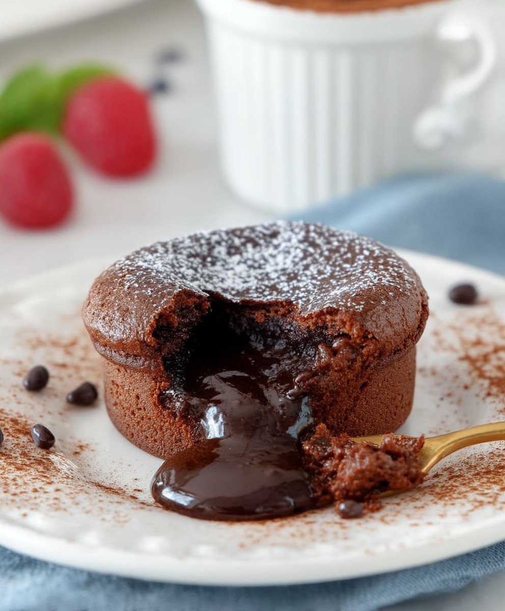 Soufflés au chocolat faciles et rapides