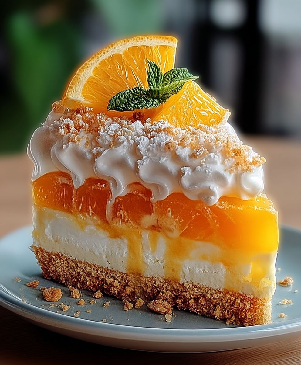 Gateau orange creamsicle