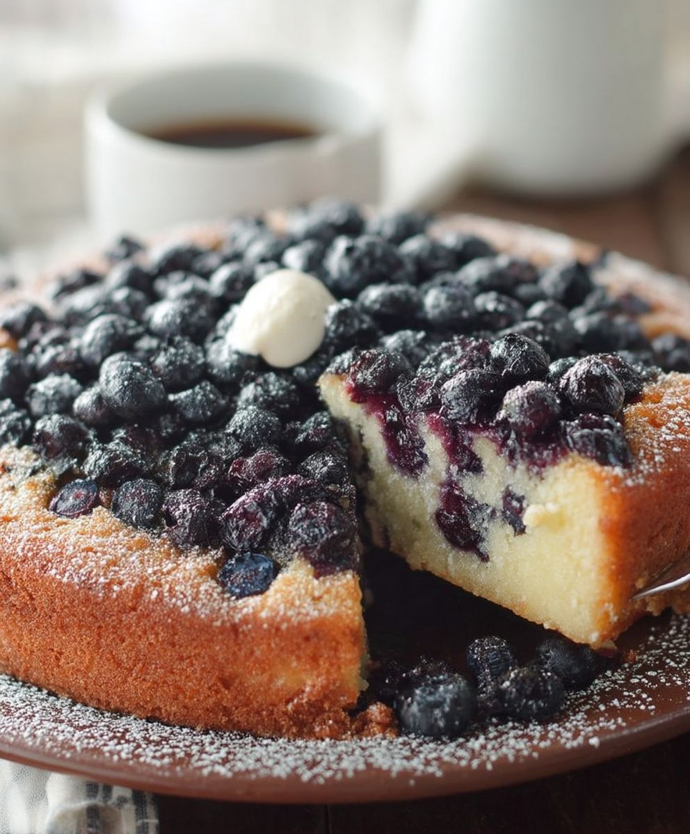 Gateau myrtilles moelleux