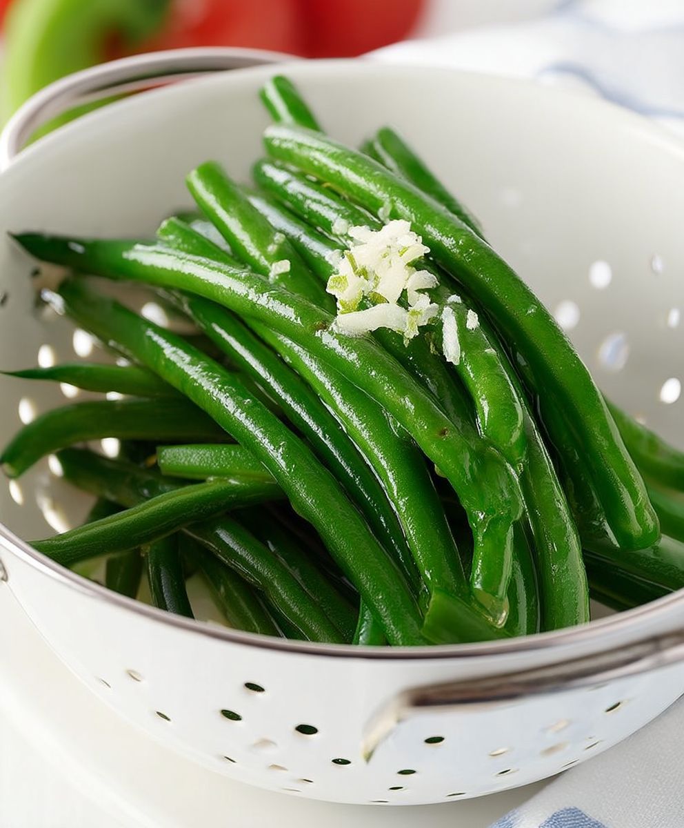 Blanchir haricots verts frais