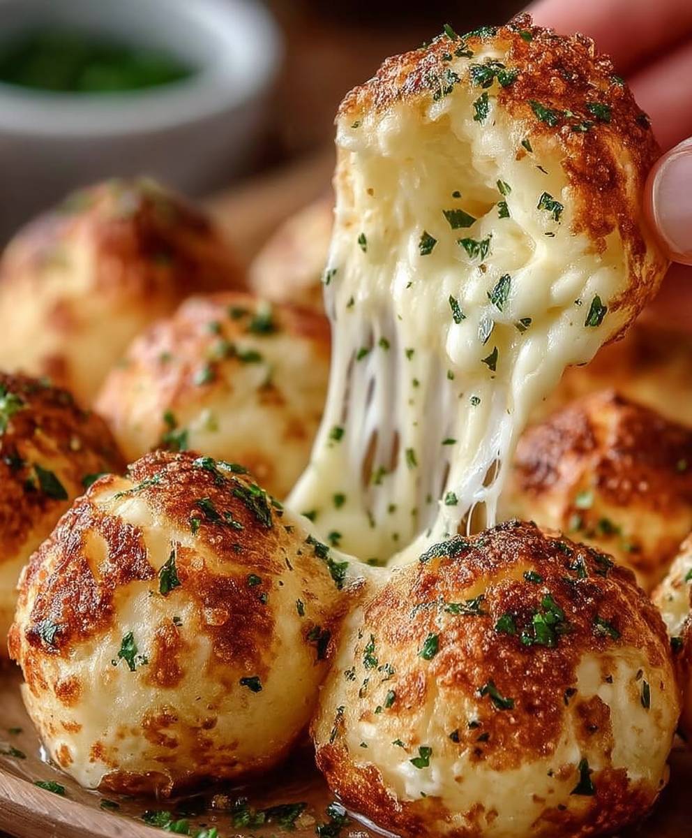 Bombes beurre ail fromage