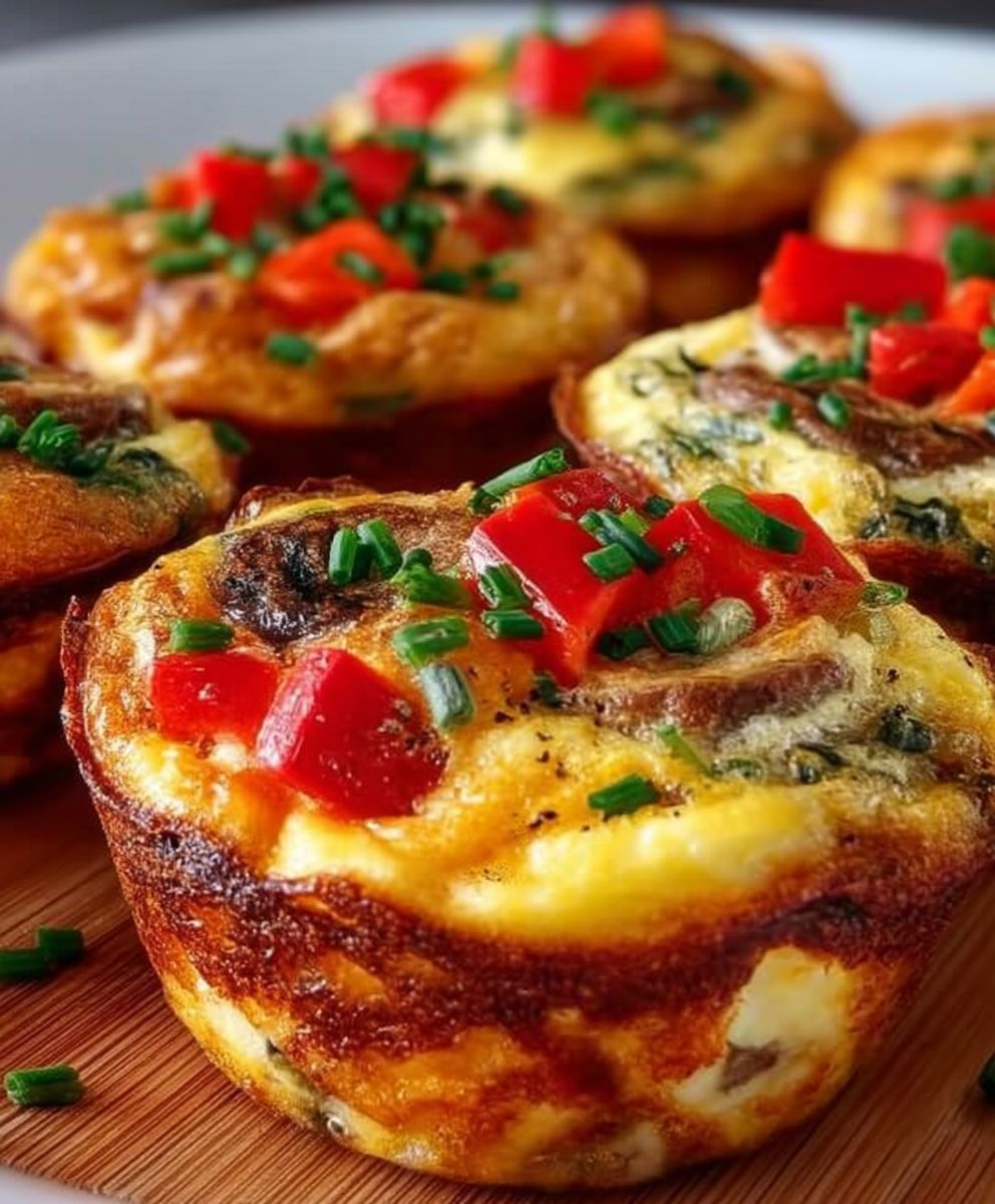 Muffins oeufs légumes facile