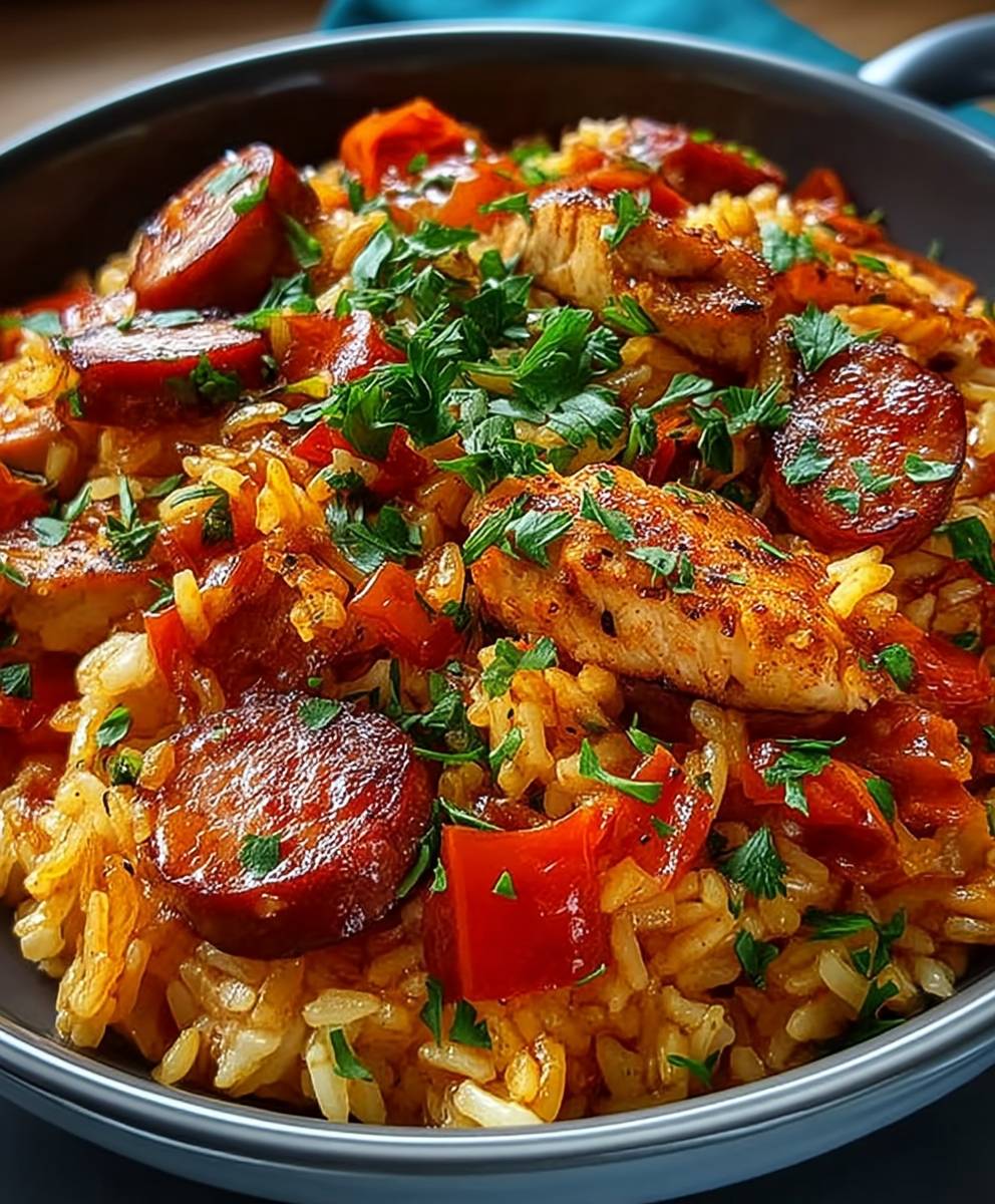 Jambalaya créole savoureuse