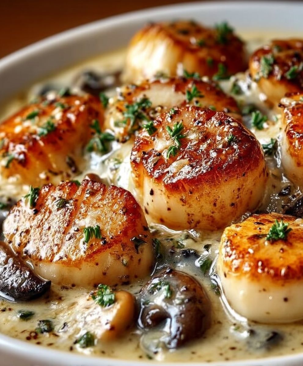 Blanquette Saint Jacques Champignons