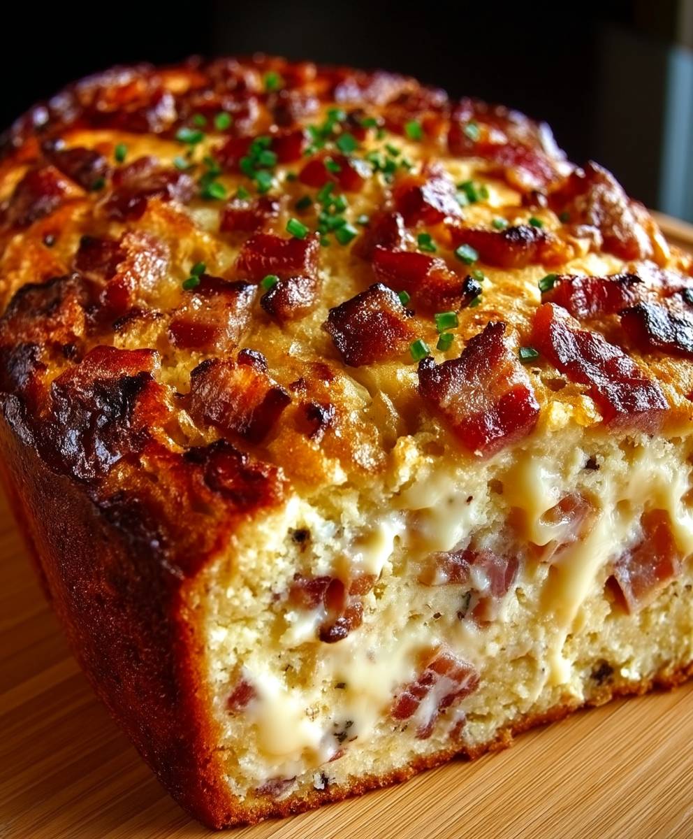 Cake au Comté lardons