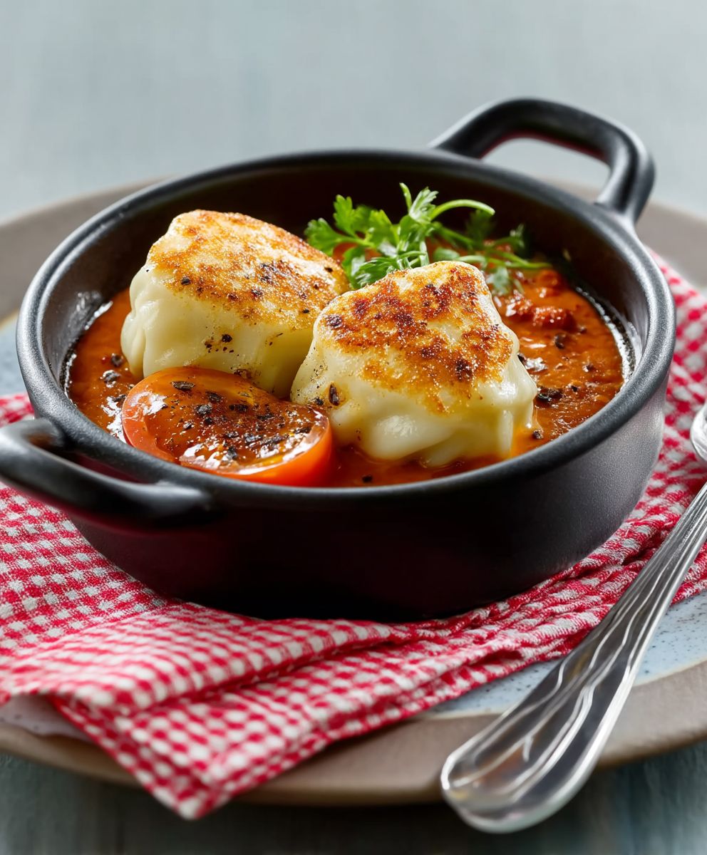 Quenelles de poisson sauce aurore