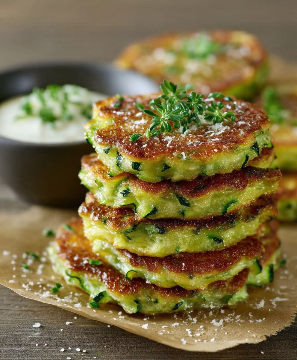 Galettes courgettes parmesan