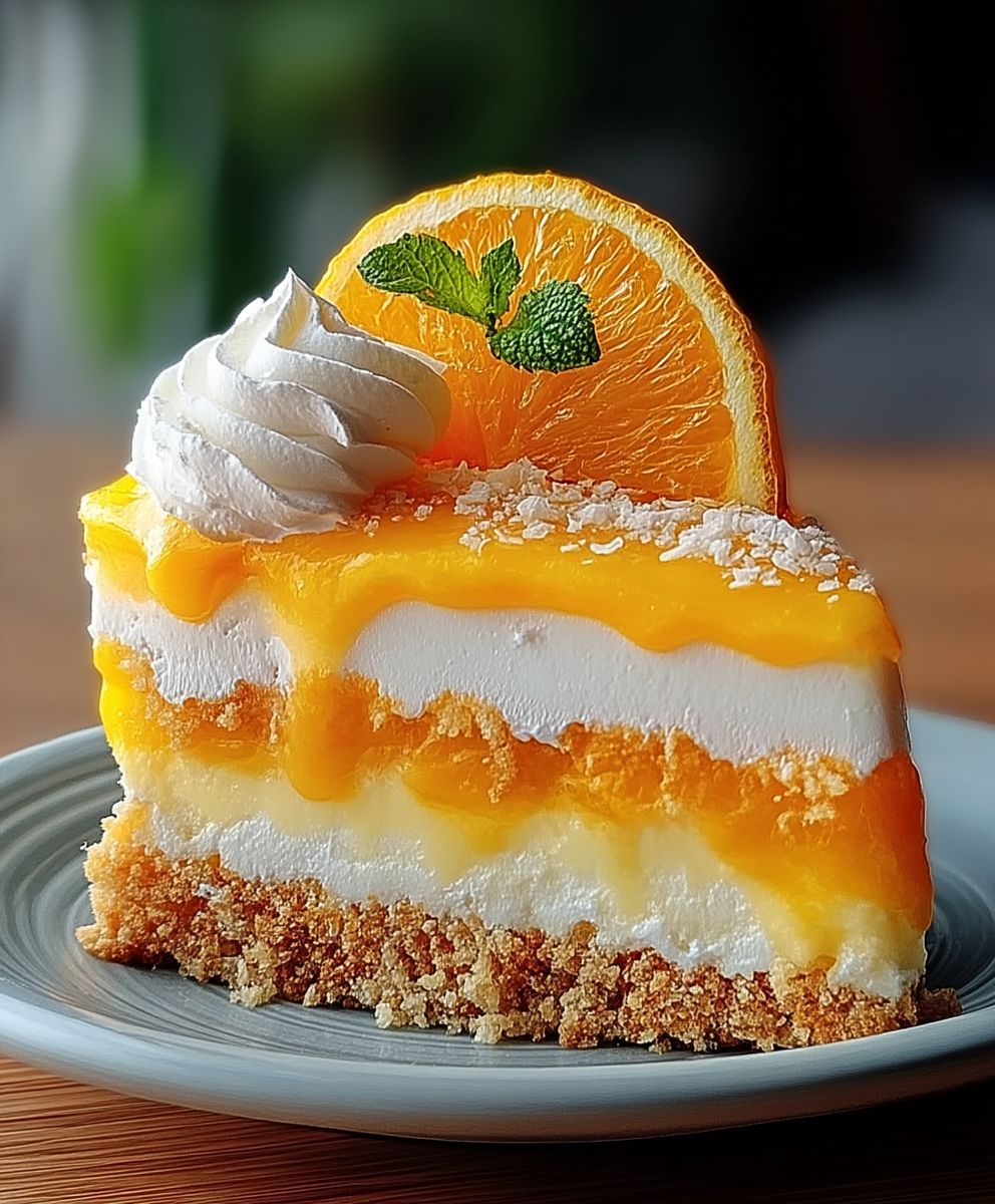 Gateau orange creamsicle