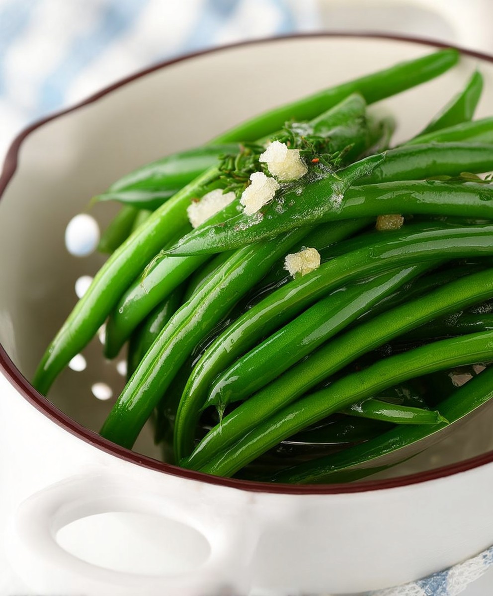 Blanchir haricots verts frais