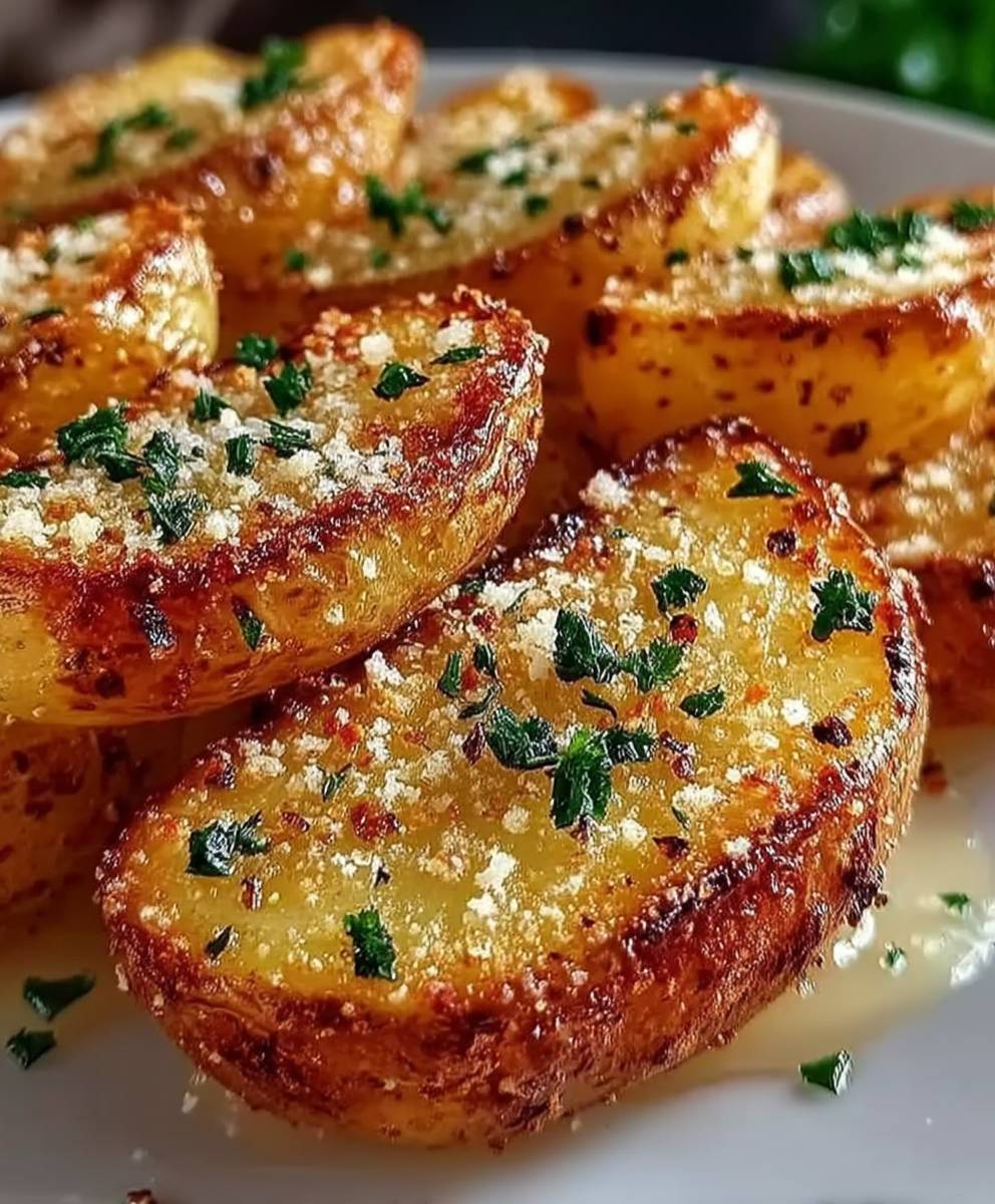 Pommes de terre parmesan croustillantes four