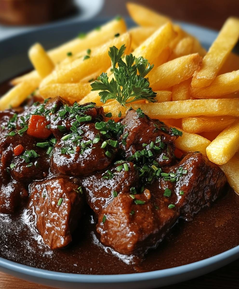 Carbonade Flamande avec Frites