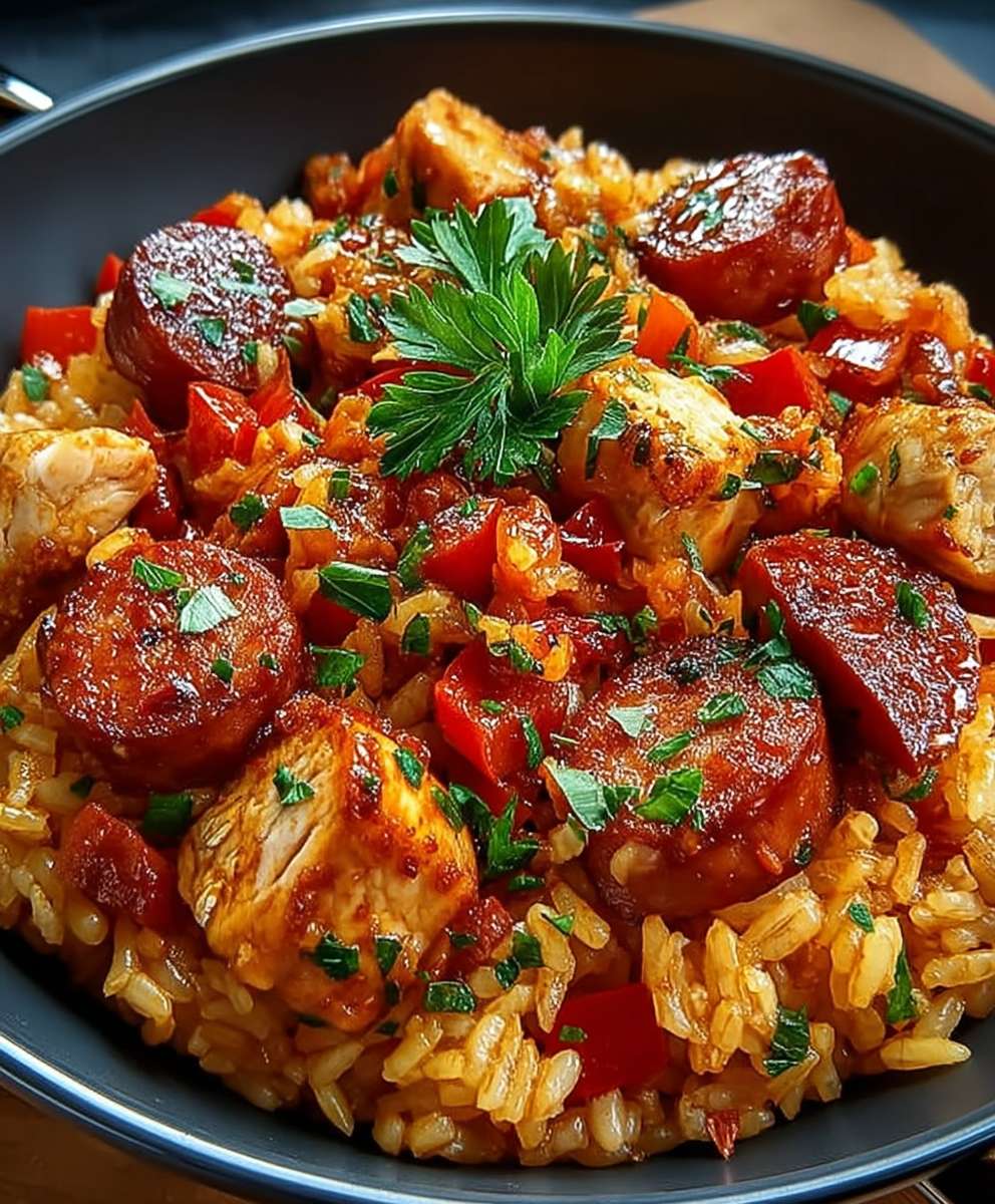 Jambalaya créole savoureuse