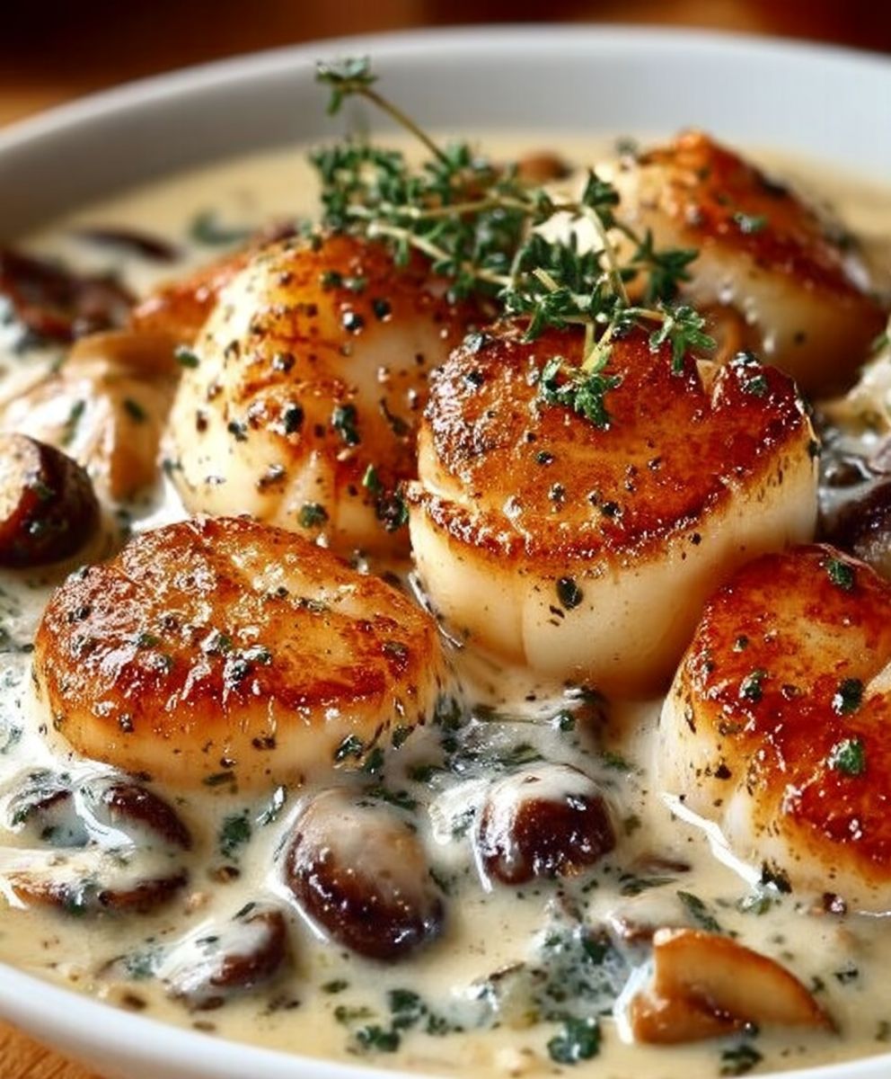 Blanquette Saint Jacques Champignons