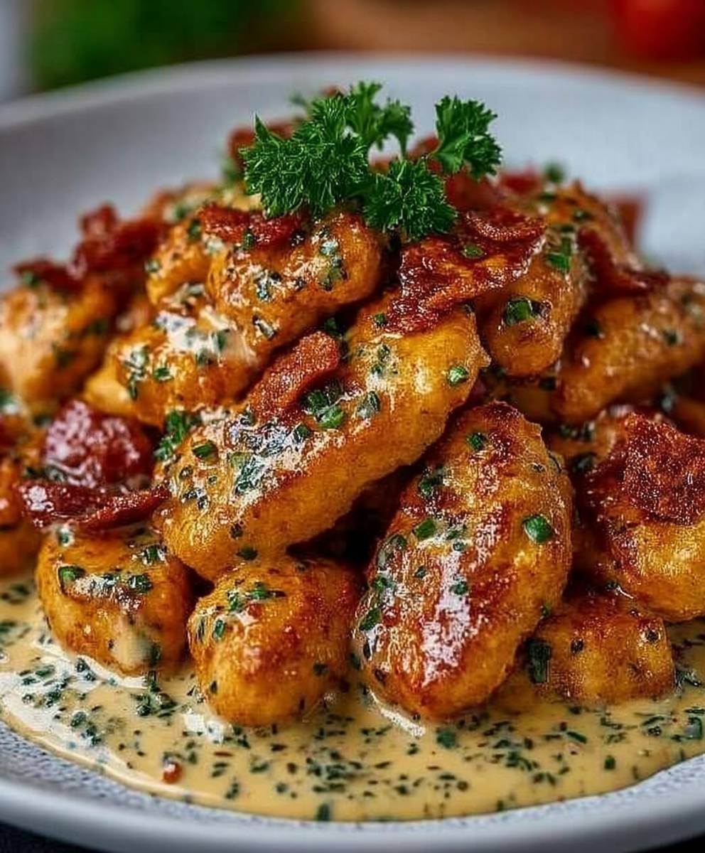 Aiguillettes poulet sauce chorizo
